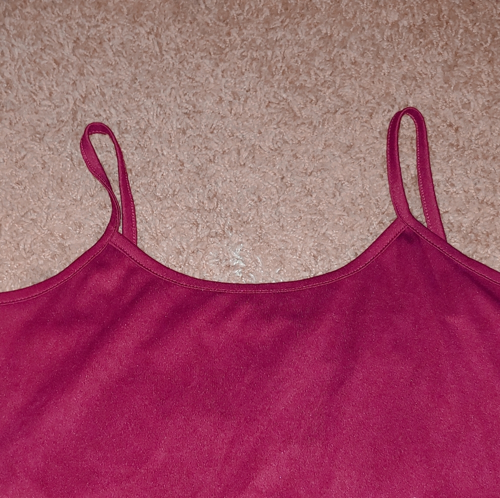 silk, loose fitting tank top